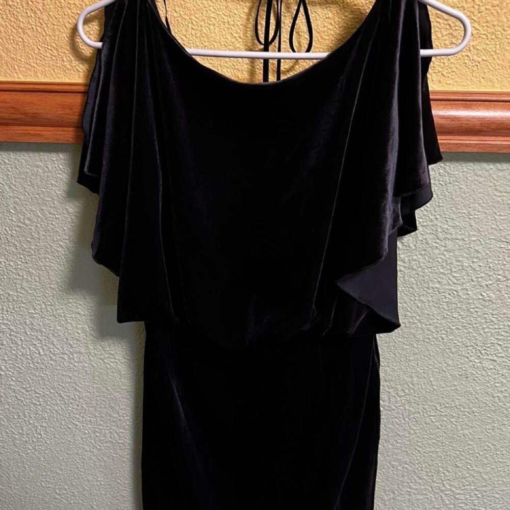 Jessica Simpson Green Velvet Mini Dress